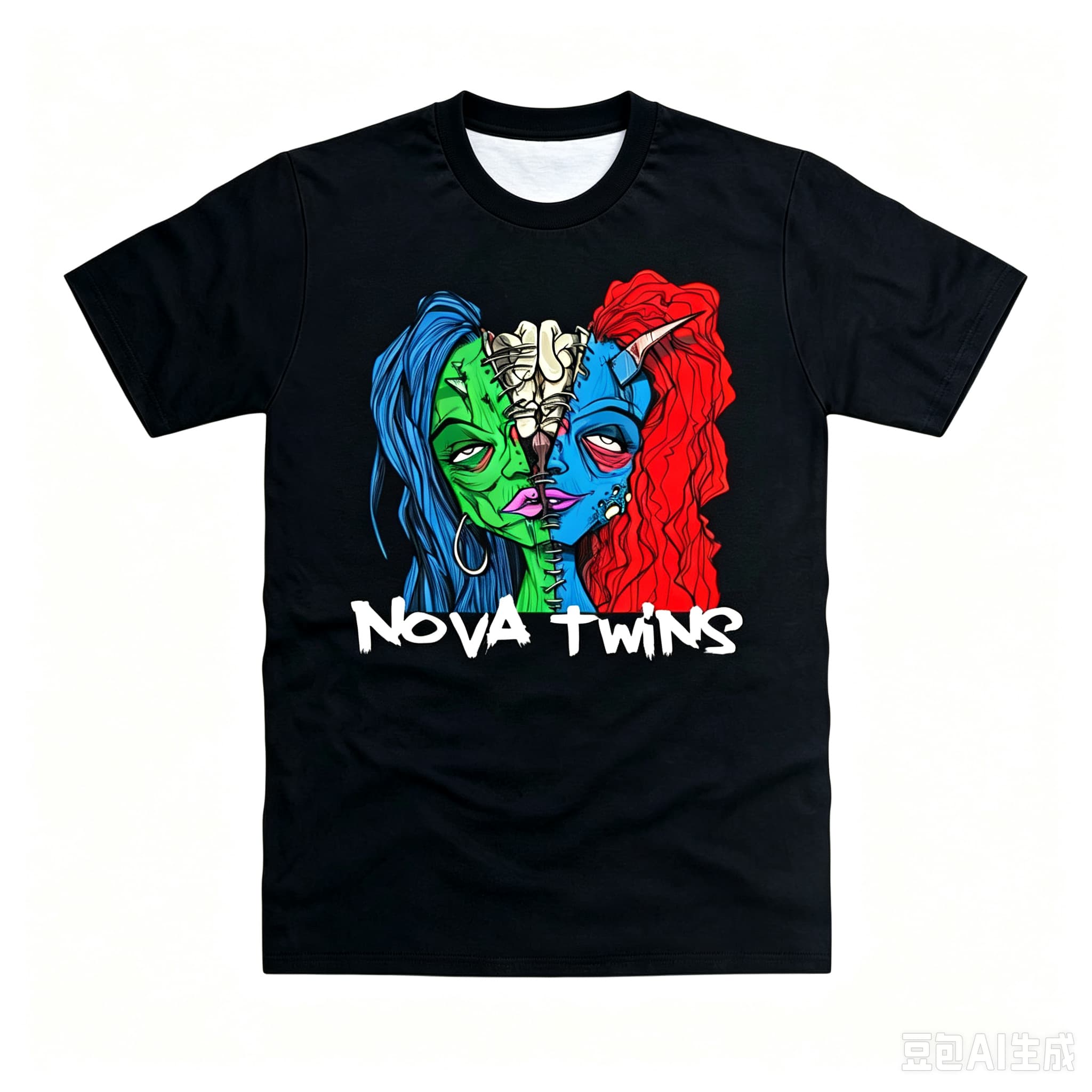 Men'S Fashion Nova - Nova Twins Band Graphic T‑Shirt Men