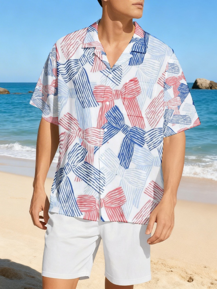 Mens Fashion Suits - Men Hawaiian 2 Piece Outfit Set