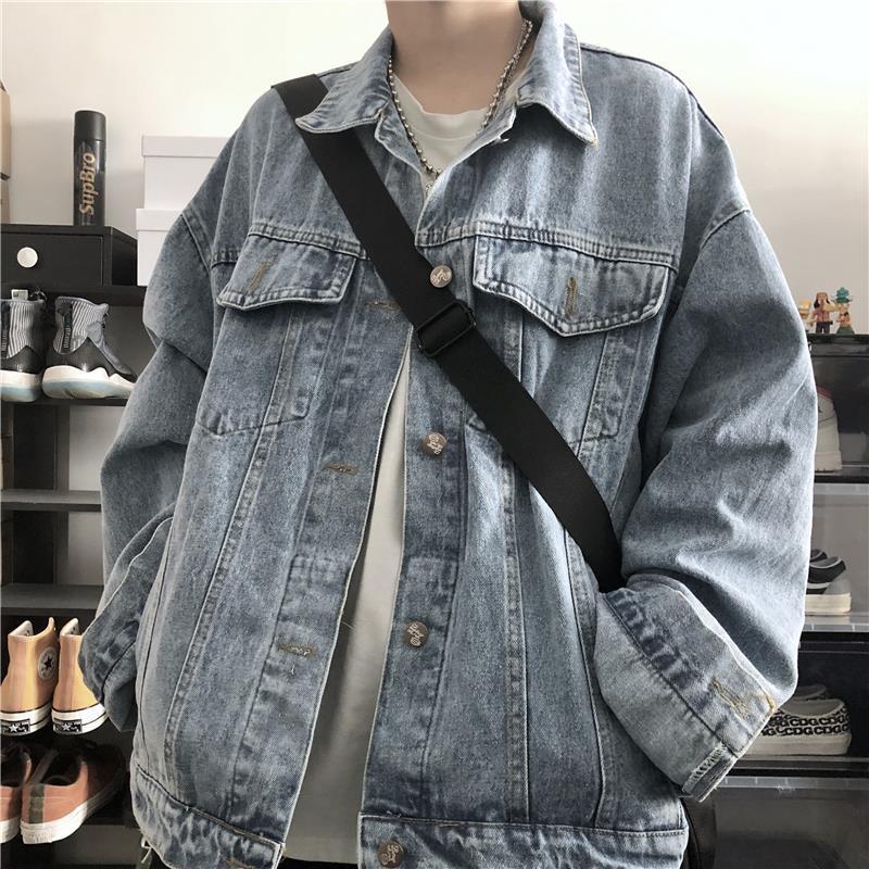 Denim Jacket Vintage - Men's Vintage Trendy Denim Jacket Spring