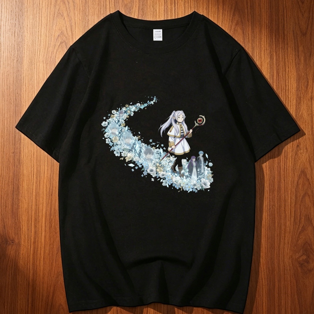 Mens Fashion In The 2000S - Frieren cotton t shirt men Punk