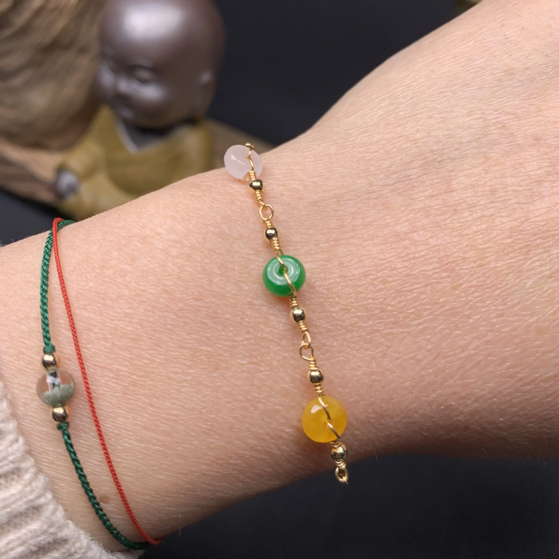 Men'S Fashion Jewelry - Jade Bracelets for Women Charm Emerald