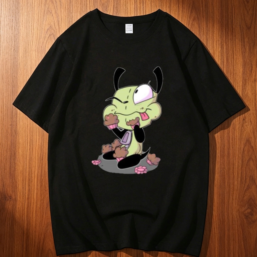 Mens Fashion In The 2000S - Invader Zim cotton t shirt teen