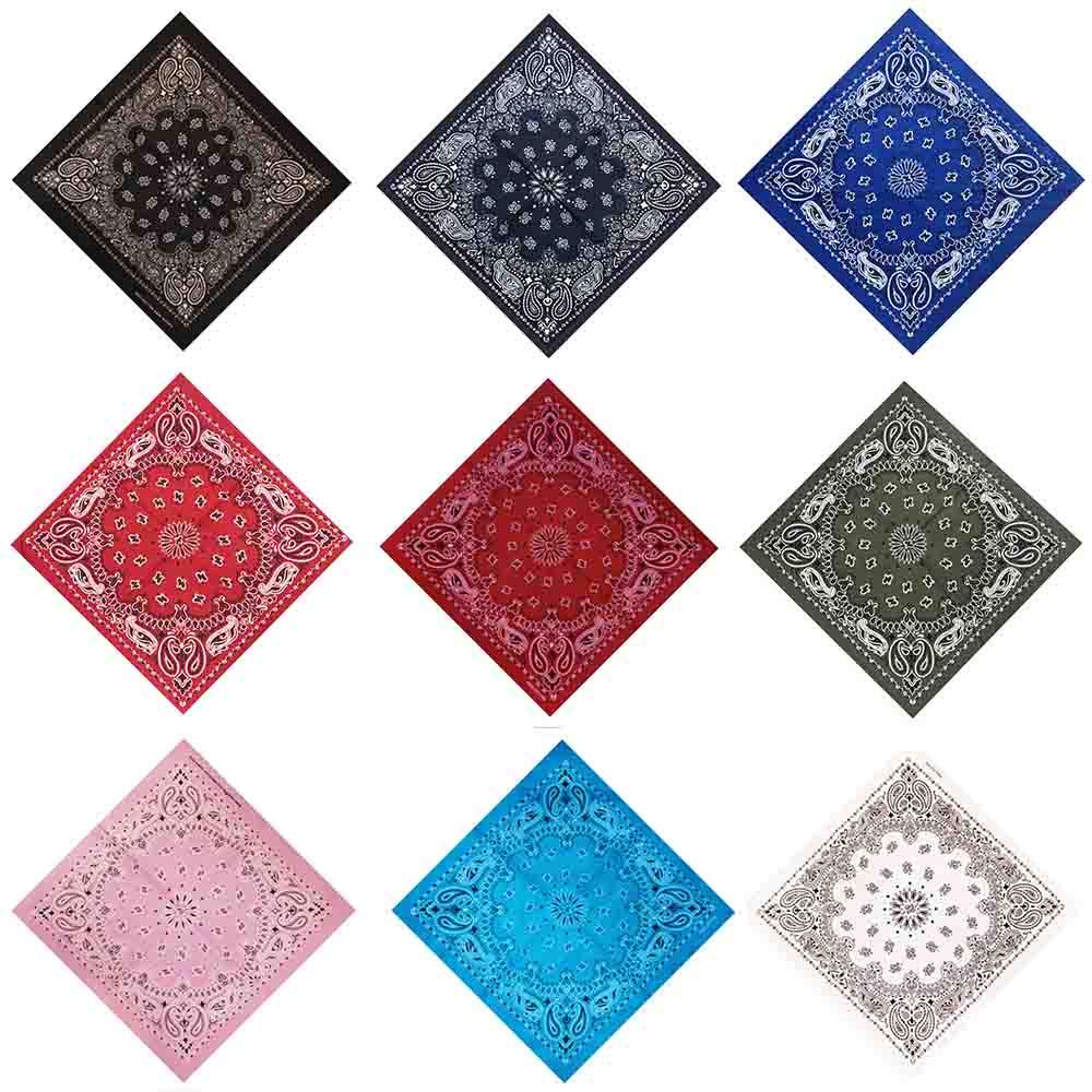 Men'S Fashion Head Scarf - Men Cotton Paisley Hip Hop Neck
