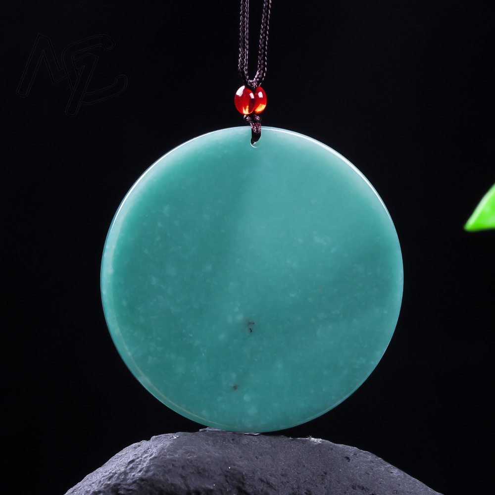 Natural Jadeite Blue Water Eme - Men'S Fashion Jewelry 评论和价格