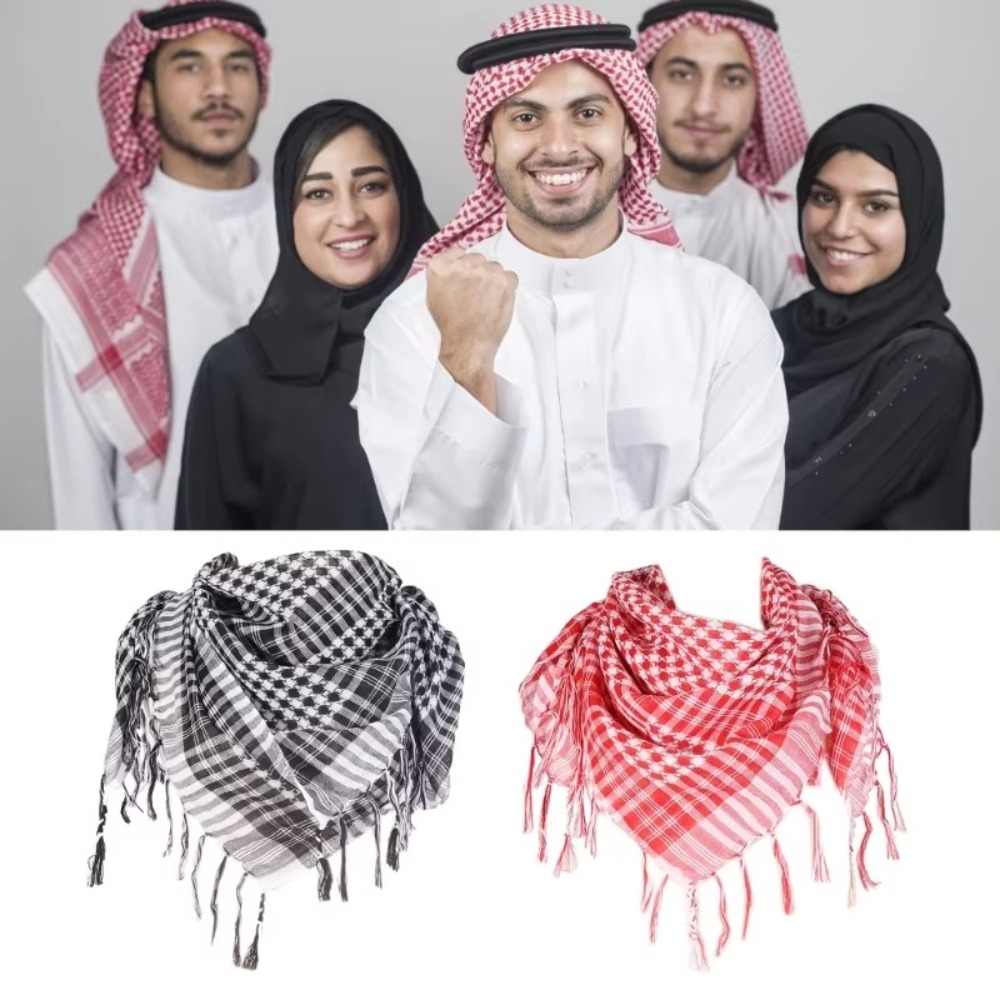 Arabic Scarf Large Arab Shemag - Men'S Fashion Head Scarf 评论和价格