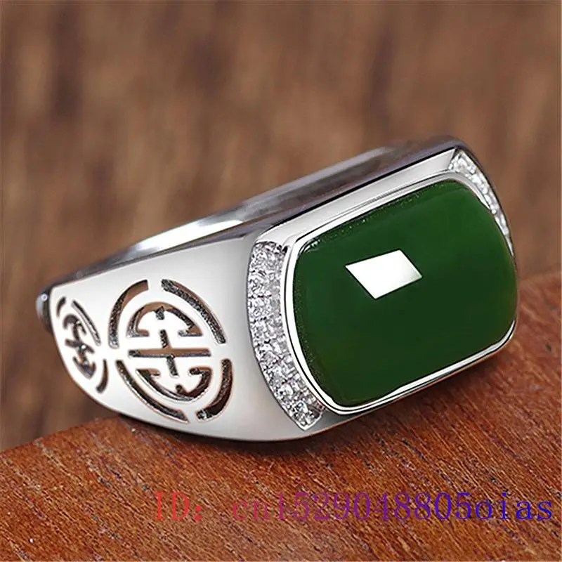 Green Jade Ring Gifts Fashion  - Men'S Fashion Rings 评论和价格