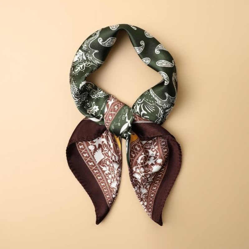 Paisley Printed Square Wrap, S - Men'S Fashion Head Scarf 评论和价格