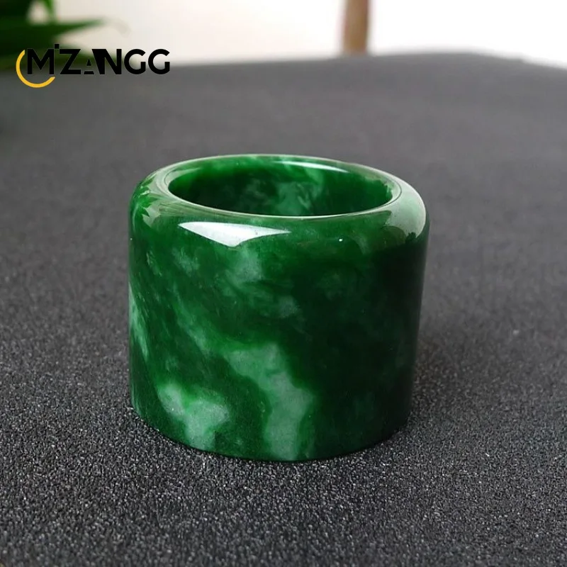 Natural Myanmar Jadeite Ring C - Men'S Fashion Rings 评论和价格