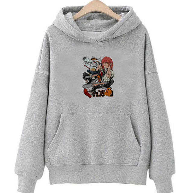 Chainsaw Man hoodies kawaii fa - Mens Fashion In The 2000S 评论和价格