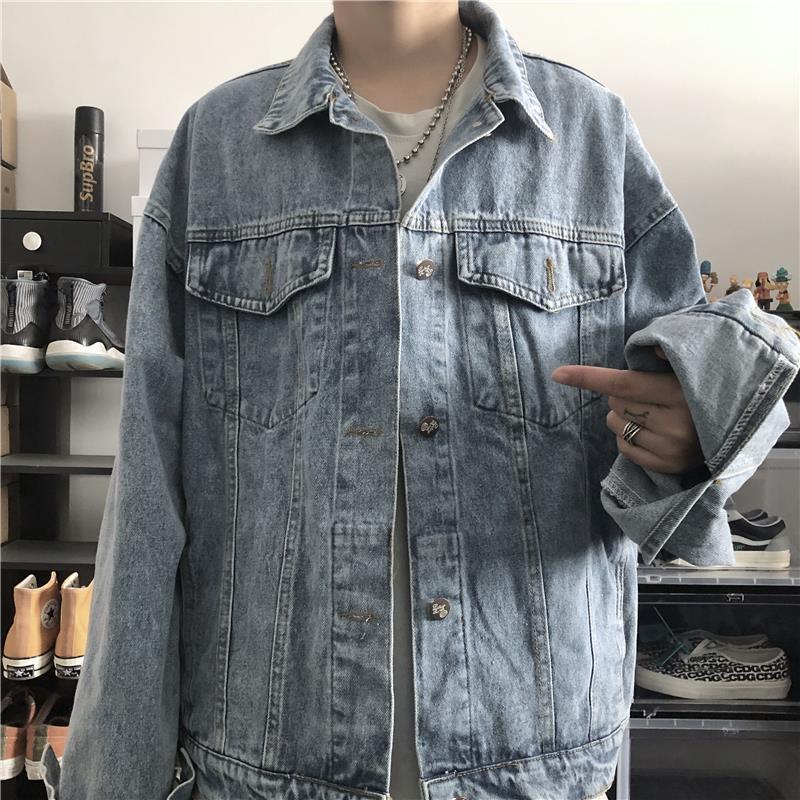 Men's Vintage Trendy Denim Jac - Denim Jacket Vintage 评论和价格