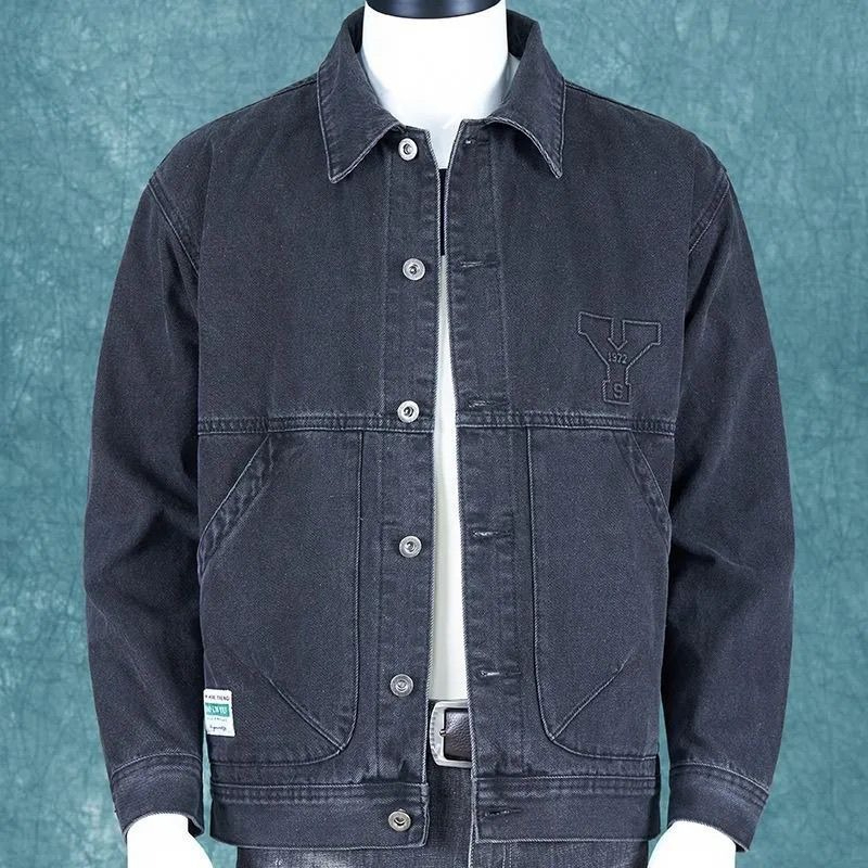Men's Vintage Slim Fit Denim J - Denim Jacket Vintage 评论和价格