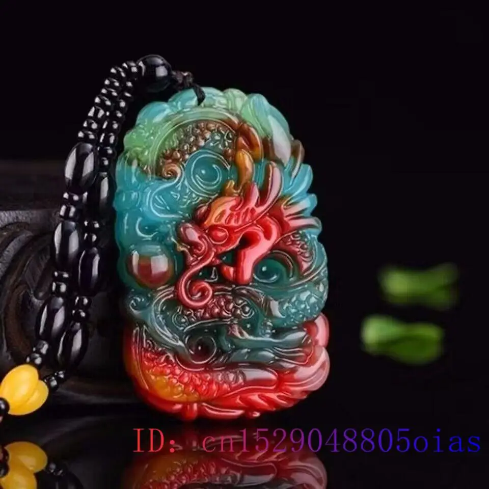 Real Jade Dragon Pendant Neckl - Men'S Fashion Jewelry 评论和价格