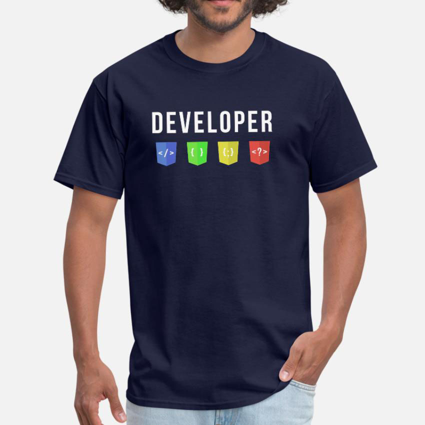 Developer Web T-shirt Javascri - Men'S Fashion Websites 评论和价格