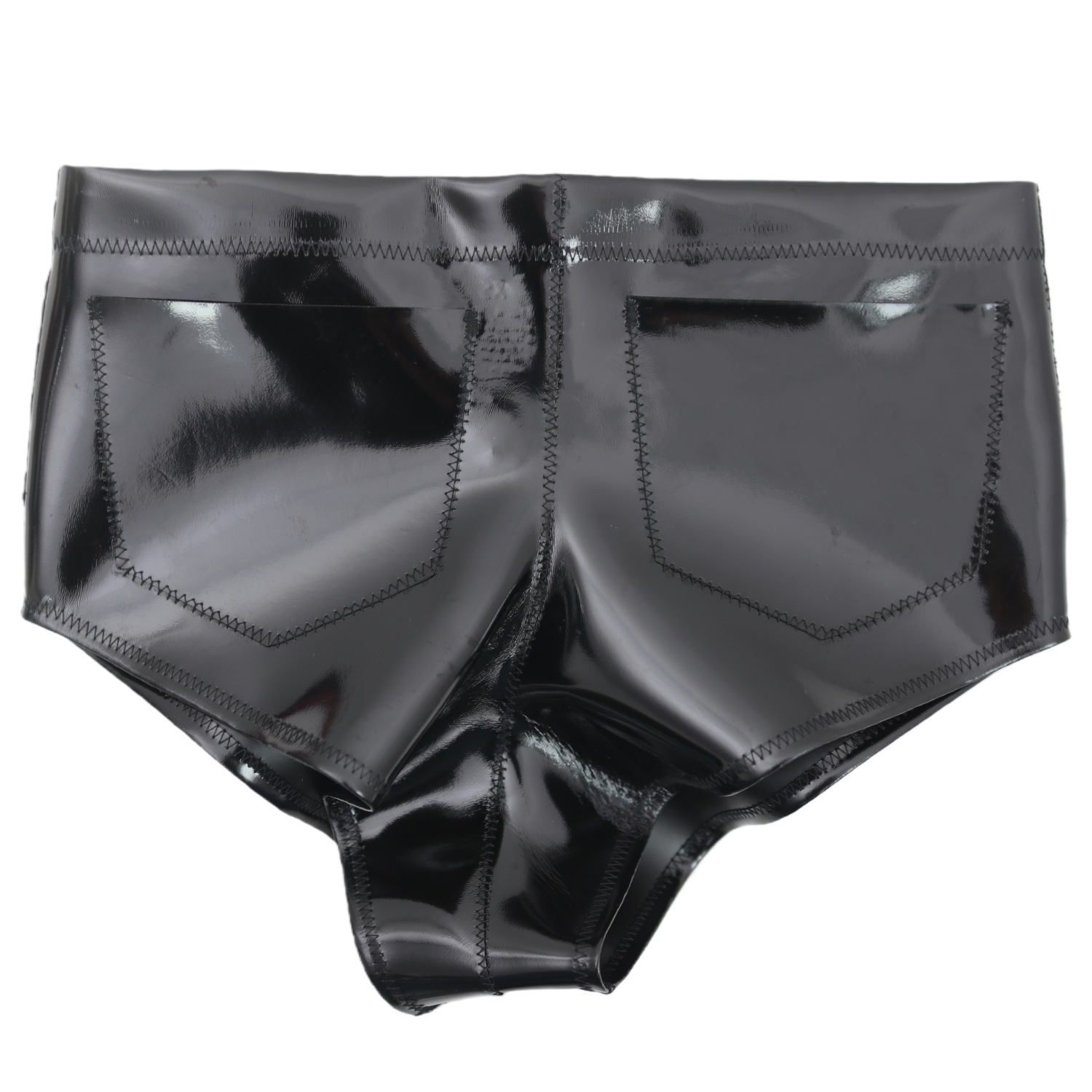 Women Men Glossy Pocket Shorts - Men'S Fashion Underwear 评论和价格