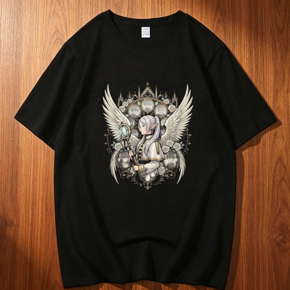 Frieren cotton t shirt men Pun - Mens Fashion In The 2000S 评论和价格