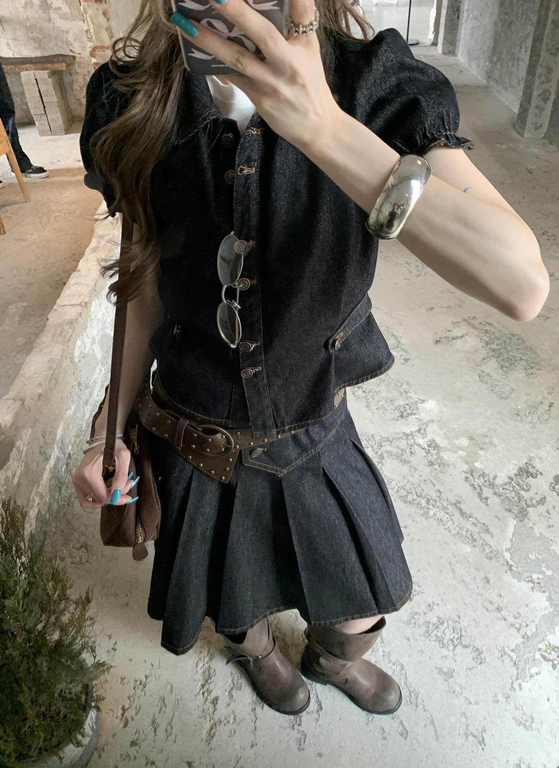 Women American Vintage 2 Piece - Denim Jacket Vintage 评论和价格