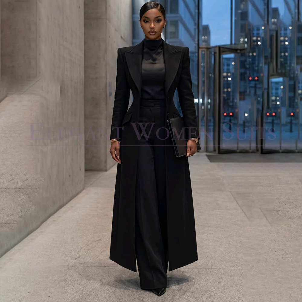 Luxury Black Women's Blazer Su - Men'S Fashion All Black Outfit 评论和价格