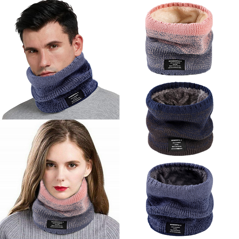 Winter Women Men's Knitted Gra - Men'S Fashion Head Scarf 评论和价格