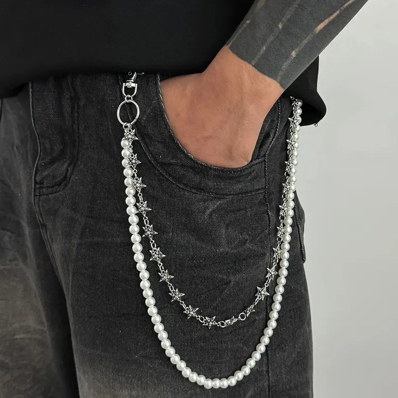 Salircon Vintage Punk Metal Pe - Jeans Pants Fashion Men 评论和价格