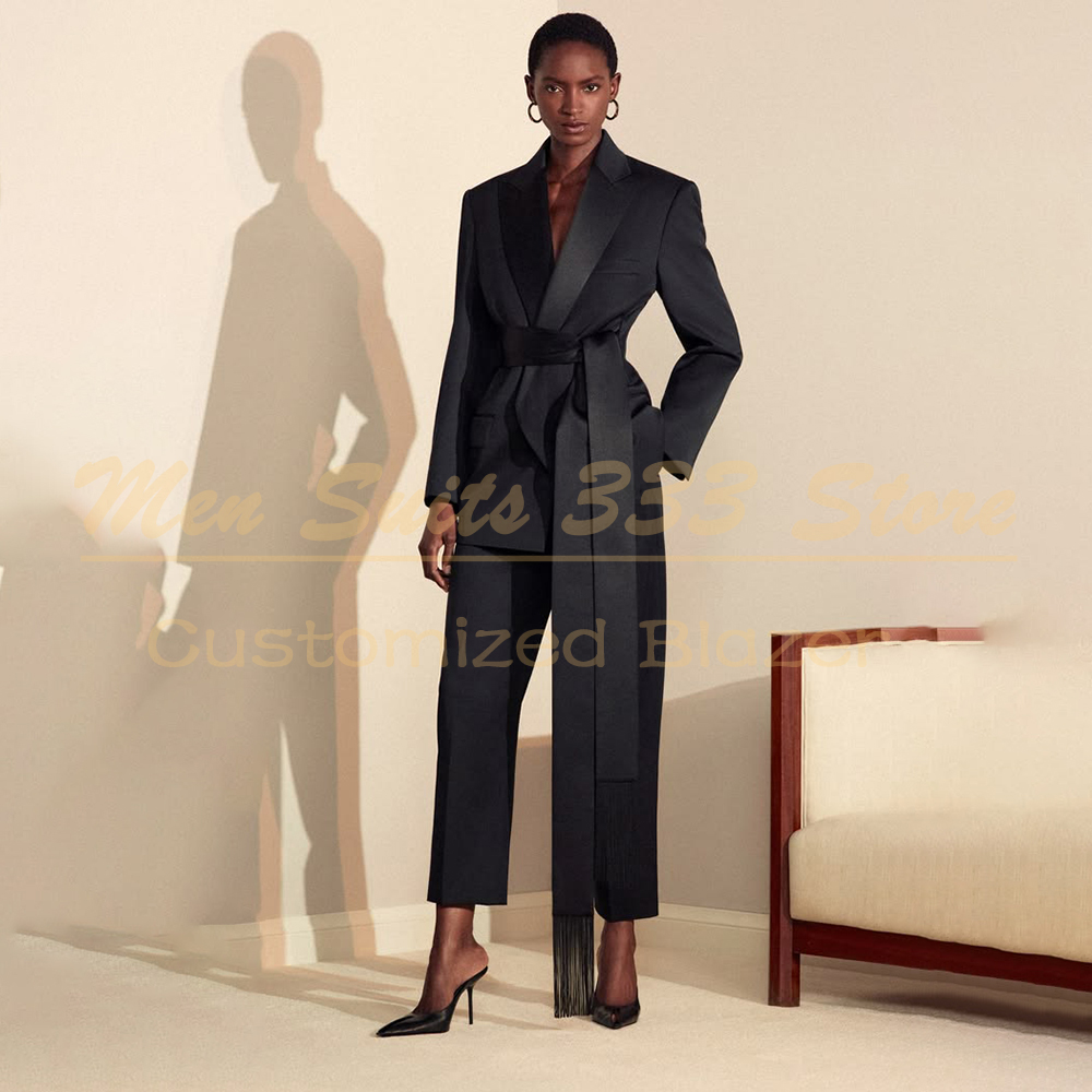 Black Belted Women's 2 Piece S - Men'S Fashion All Black Outfit 评论和价格