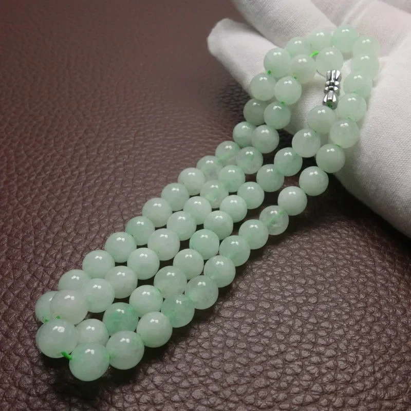 8-10mm Green A Emerald Beads N - Men'S Fashion Jewelry 评论和价格