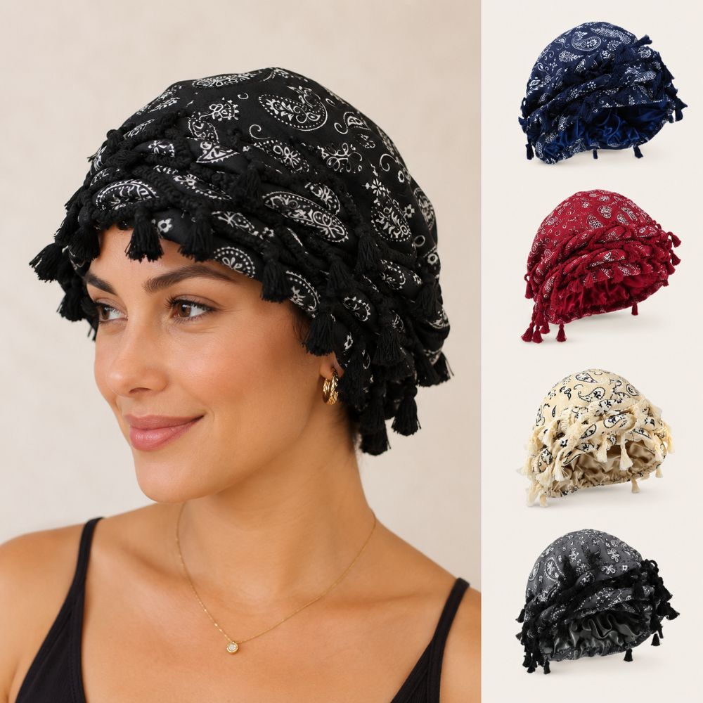 Unisex Satin Twist Head Wraps  - Men'S Fashion Head Scarf 评论和价格