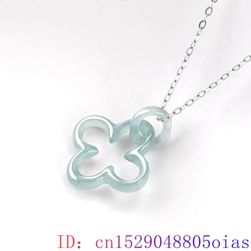 Blue Myanmar Jadeite Four Leaf - Men'S Fashion Jewelry 评论和价格