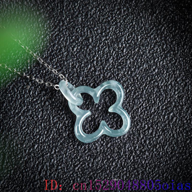 Blue Myanmar Jadeite Four Leaf - Men'S Fashion Jewelry 评论和价格