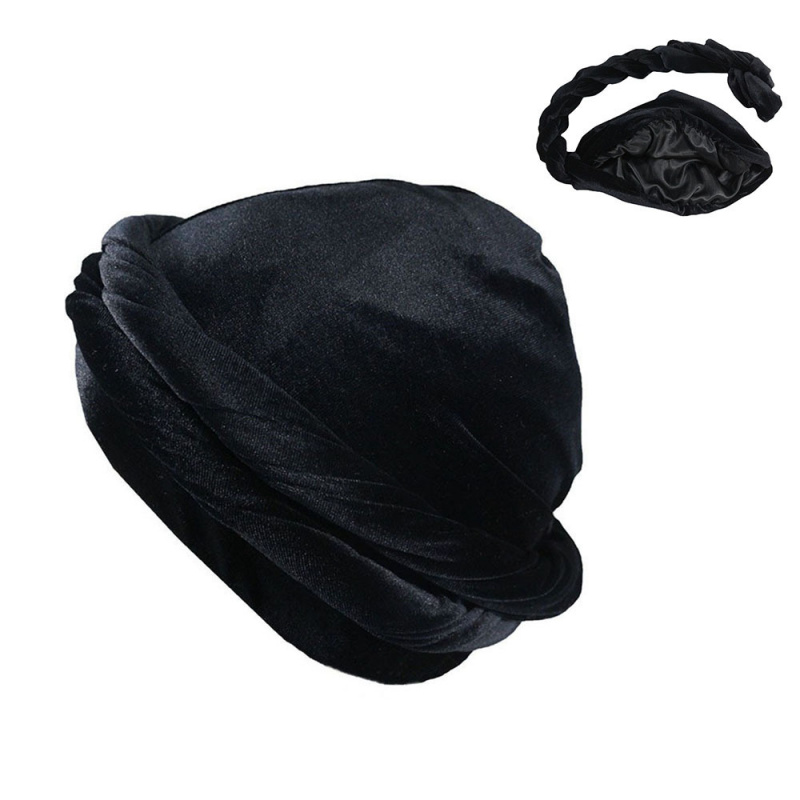 Solid Color Men's Velvet Head  - Men'S Fashion Head Scarf 评论和价格