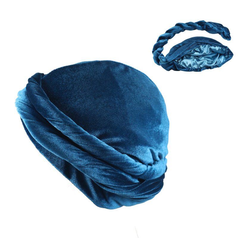 Solid Color Men's Velvet Head  - Men'S Fashion Head Scarf 评论和价格