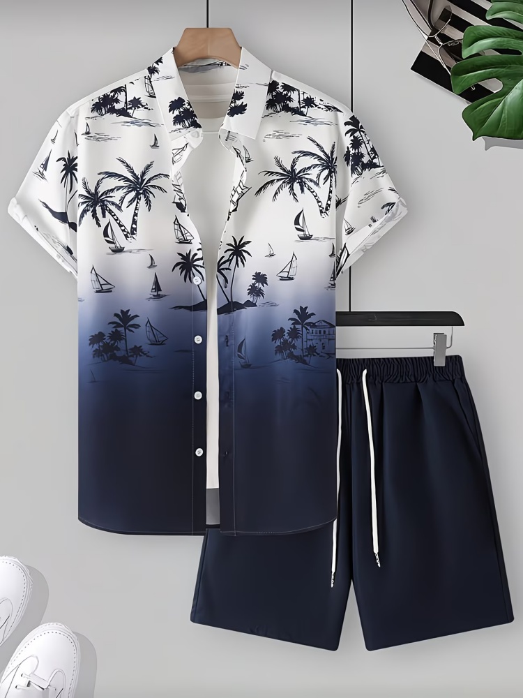 Fashion Summer 2 PCS Tracksuit - Mens Fashion Suits 评论和价格