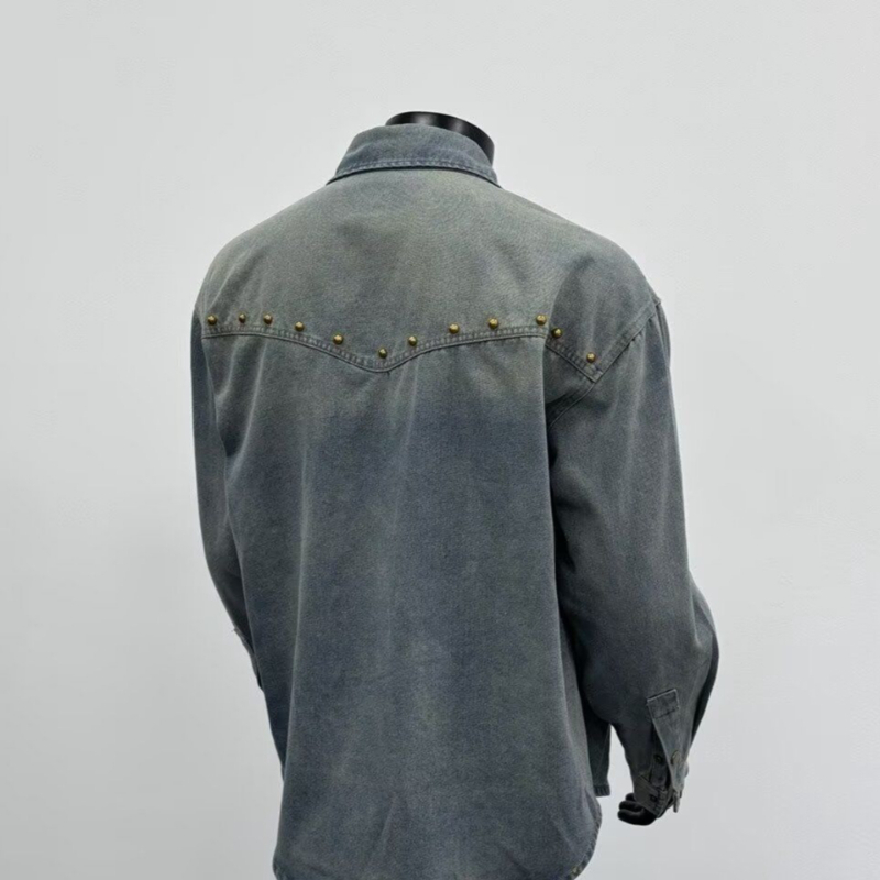 New Spring Autumn Washed Men's - Denim Jacket Vintage 评论和价格