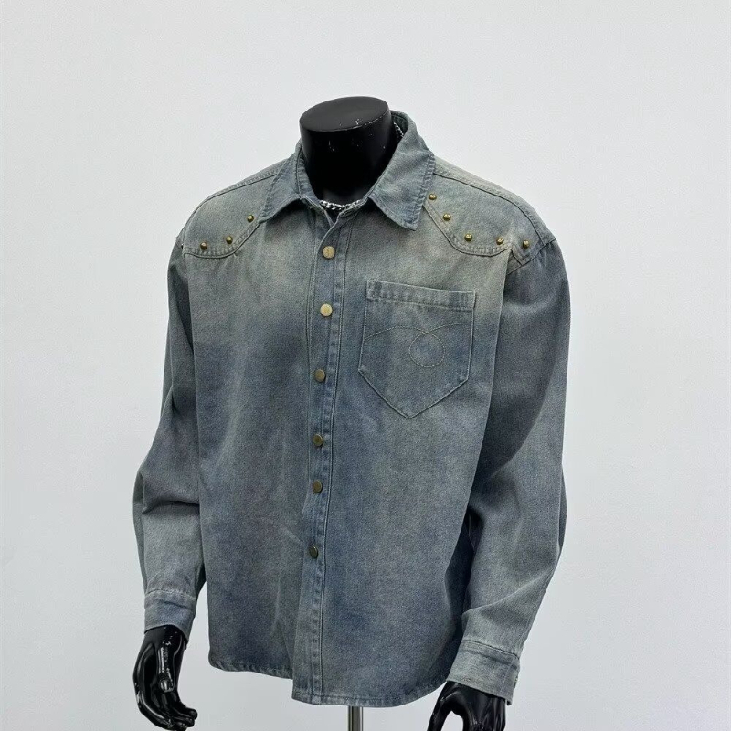 New Spring Autumn Washed Men's - Denim Jacket Vintage 评论和价格