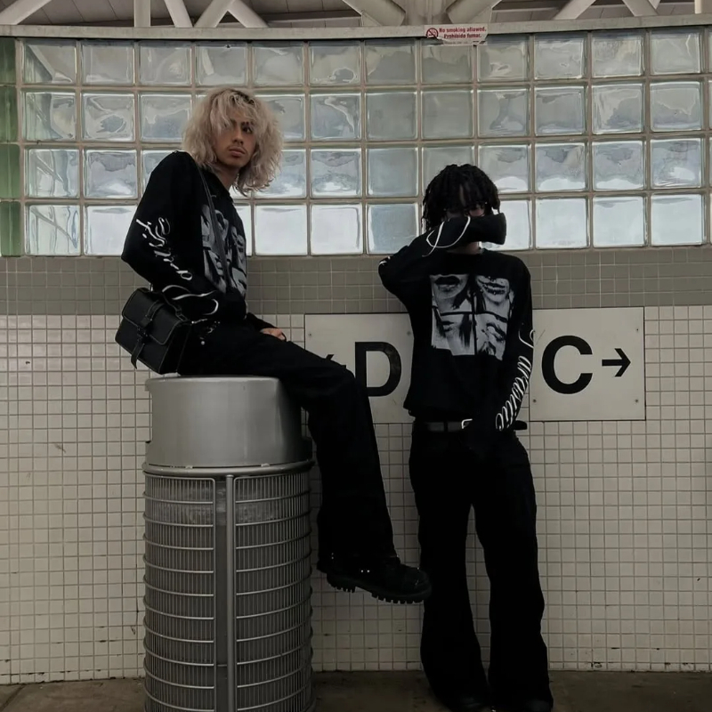 2000s Punk Retro Hip Hop Stree - Mens Fashion In The 2000S 评论和价格