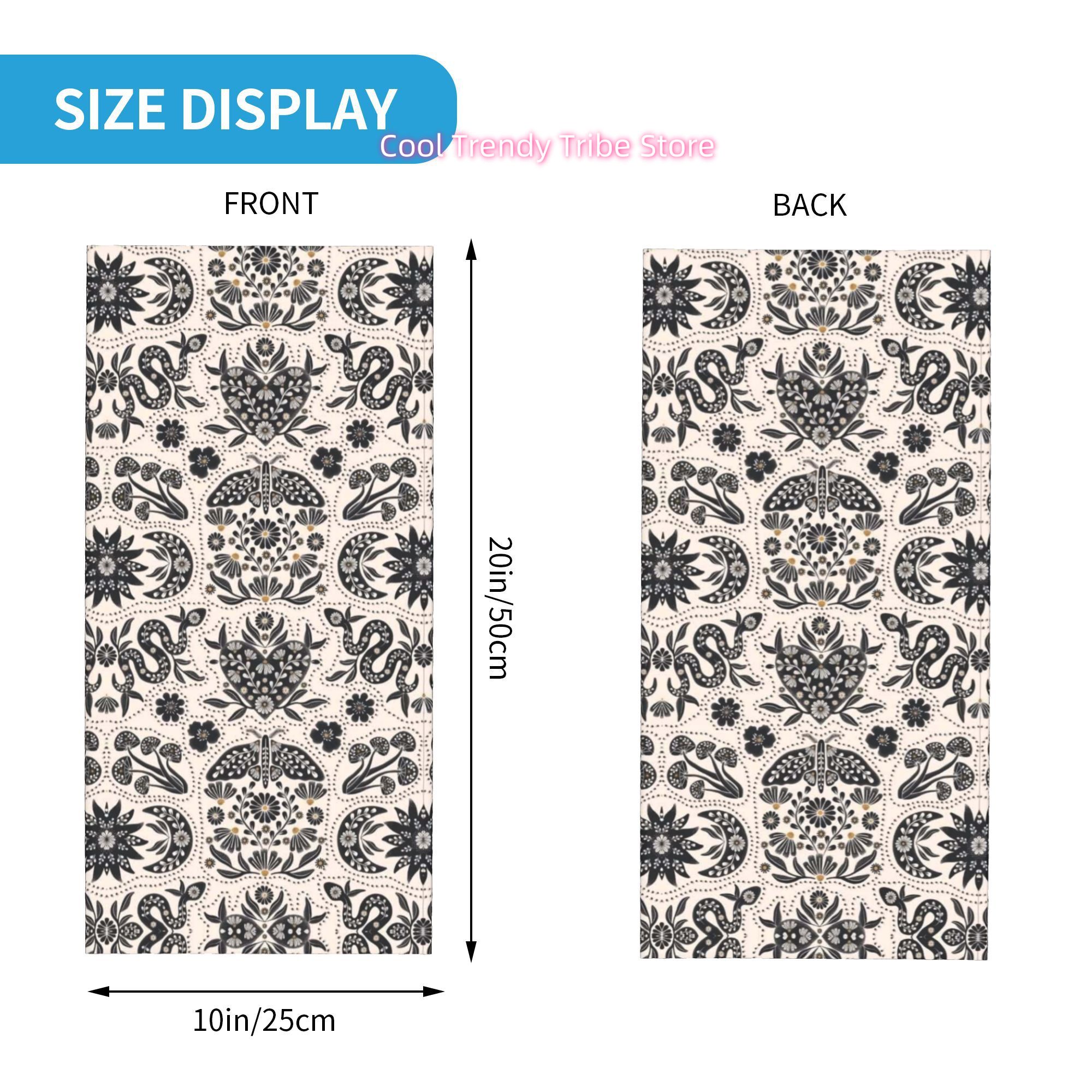 Retro Folk Style Plant And Ani - Men'S Fashion Head Scarf 评论和价格