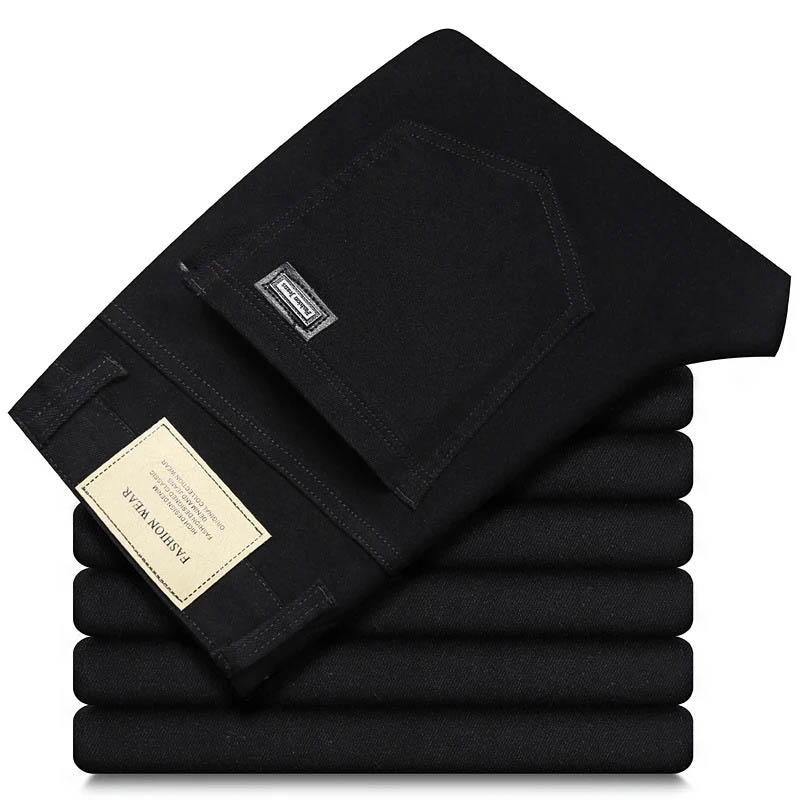 Fashion Loose Straight Busines - Jeans Pants Fashion Men 评论和价格