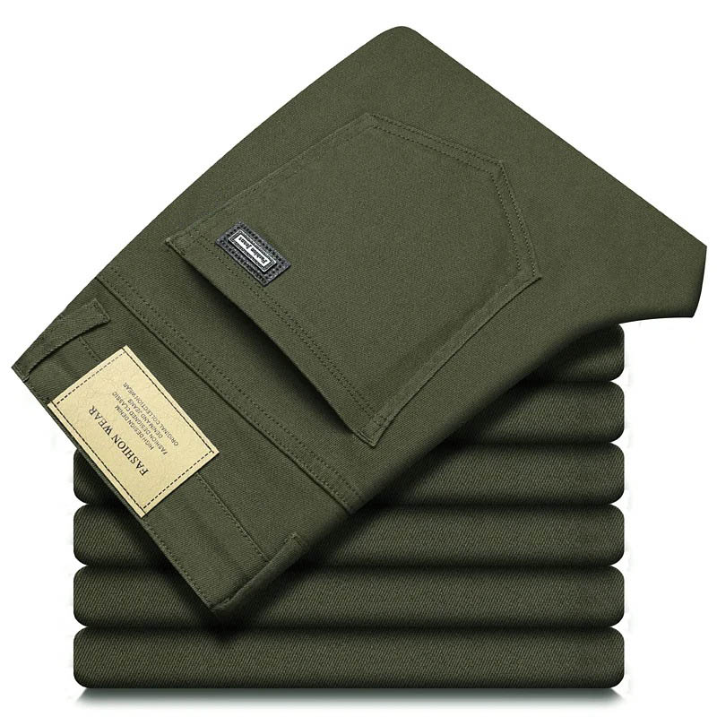 Fashion Loose Straight Busines - Jeans Pants Fashion Men 评论和价格