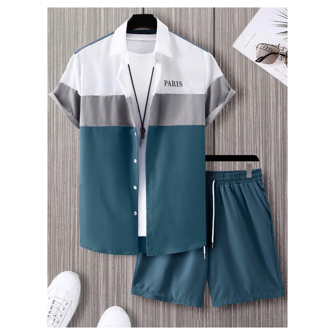 Men's Fashion Suit Blue And Wh - Mens Fashion Suits 评论和价格