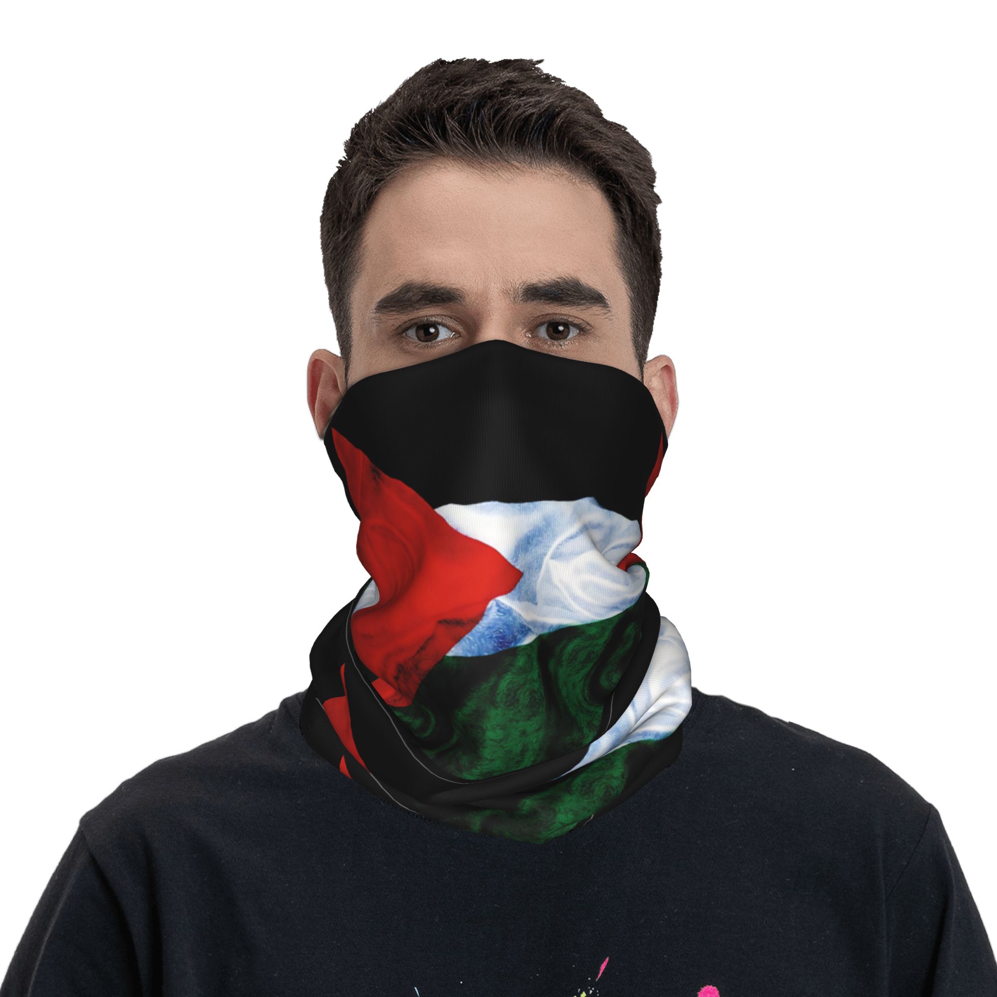 Palestine Flag Bandana  Funny  - Men'S Fashion Rings 评论和价格