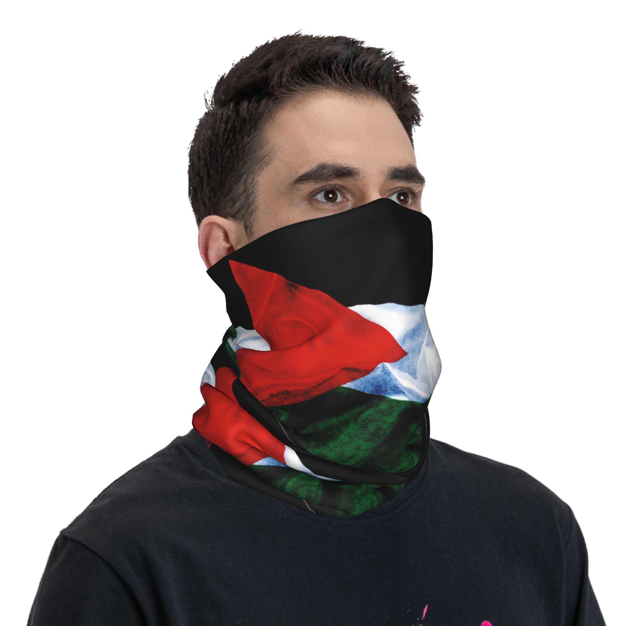 Palestine Flag Bandana  Funny  - Men'S Fashion Rings 评论和价格