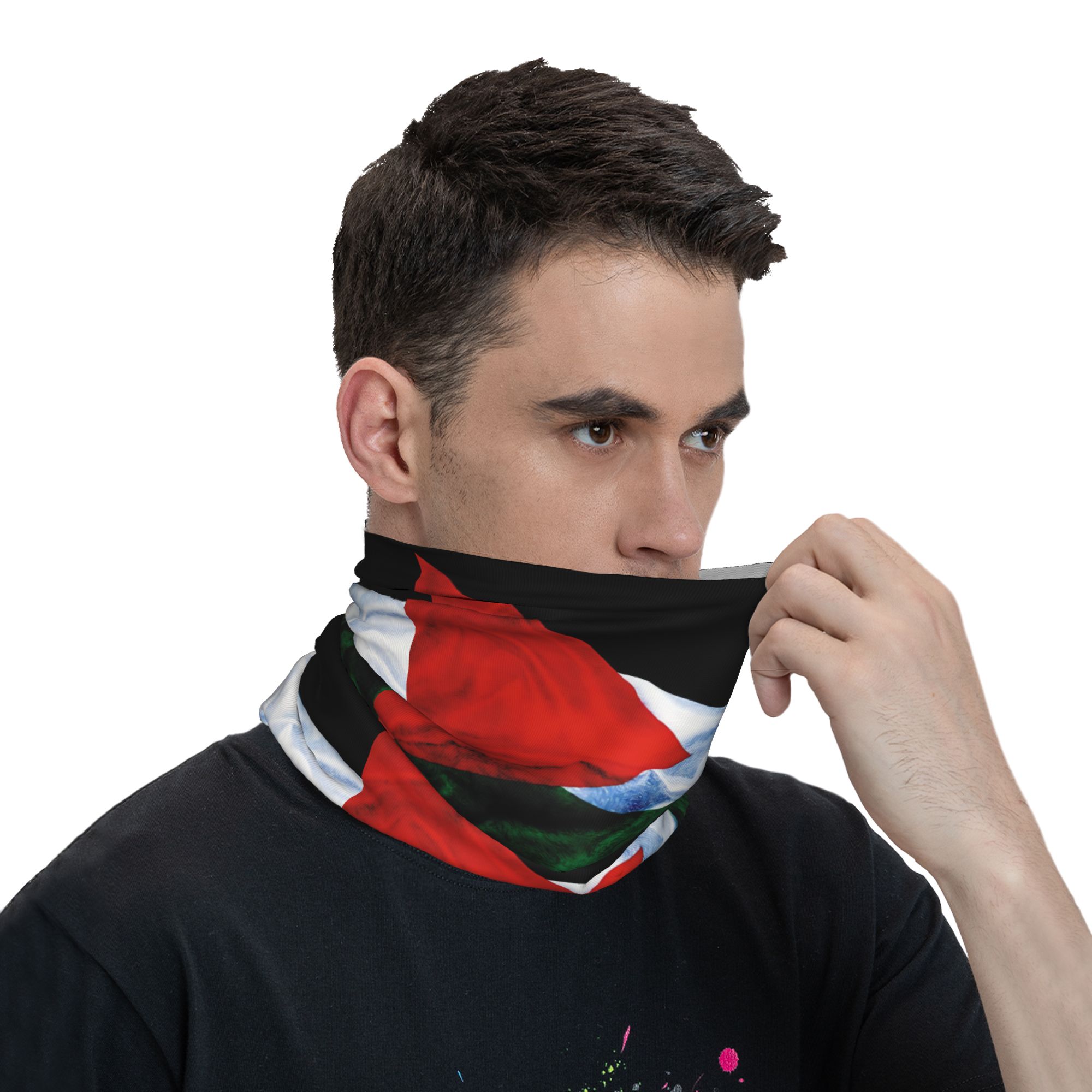 Palestine Flag Bandana  Funny  - Men'S Fashion Rings 评论和价格