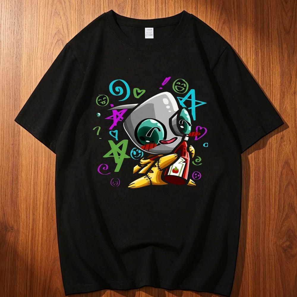 Invader Zim cotton shirt teen  - Mens Fashion In The 2000S 评论和价格