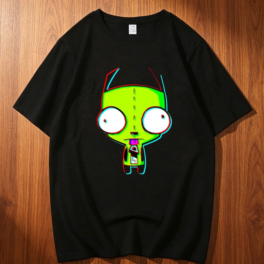 Invader Zim cotton shirt teen  - Mens Fashion In The 2000S 评论和价格