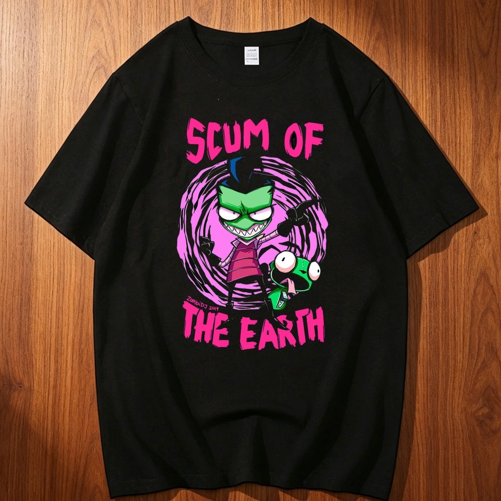 Invader Zim cotton shirt teen  - Mens Fashion In The 2000S 评论和价格