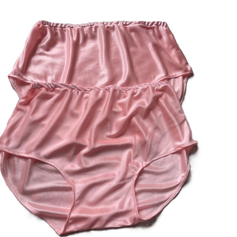 Unisex Glossy Pink Ice Silk Pa - Men'S Fashion Underwear 评论和价格